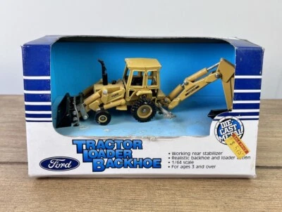 Ertl #885 Die-Cast Ford Tractor-Loader-Backhoe 1/64 Scale New 1987 (B58) - Image 1 of 4