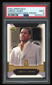 2004 Upper Deck Lebron James Naxcom Exclusive Promo Lebron James PSA 9 - Picture 1 of 2