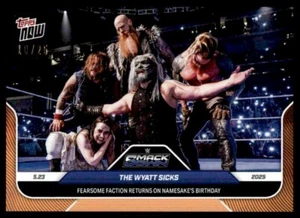 2025 Topps Now WWE Orange Foil Parallel #53 The Wyatt Sicks 10/25 - Bild 1 von 2
