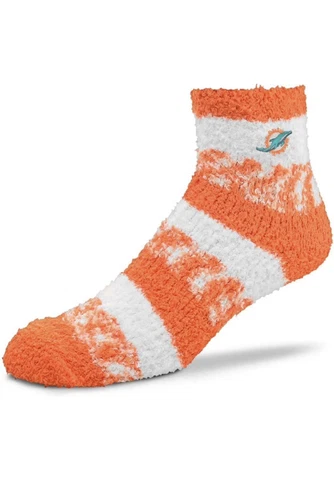 Miami Dolphins FBF Women’s Cozy Fuzzy Sleep Socks. OSFM. New Free ship! (FZ) Cover