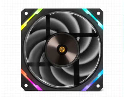 VALKYRIE X12R Reverse Reversed 120mm 4pin PWM RGB Fan-black - Image 1 of 4