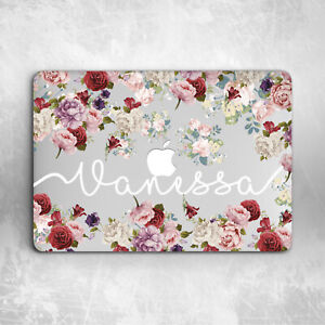 Flowers Floral Personalized Hard Cover Case For Macbook Pro 16 13 15 Air 11 13