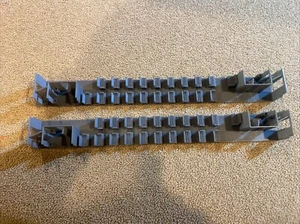 2 HO Streamliner Passenger Cars Interior  Grey ￼ Fits Athearn train Car - Picture 1 of 6