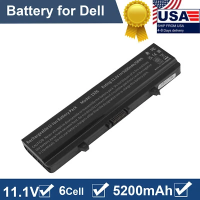 Battery for Dell Inspiron 1525 1526 1545 1546 17 1750 451-10478 451-10533 GW240 - Image 1 of 4