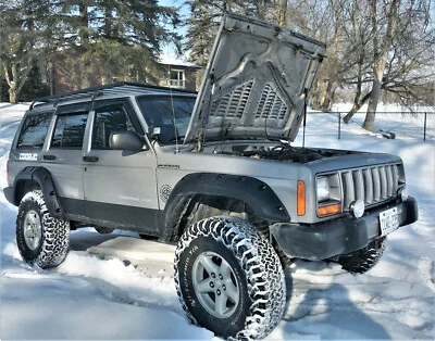 Hood Strut Kit for '86-01 Jeep Cherokee XJ (High Lift) by Spiker Engineering - Image 1 of 4
