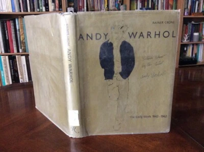 ANDY WARHOL Terly work 1942-1962 by Rainer Crone 1987 1st Ed HC/DJ Ex-Library Foto 1 de 4