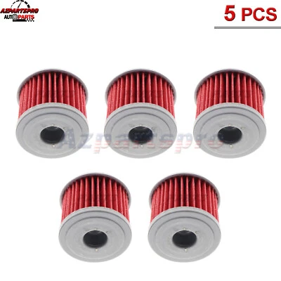 Filtros de filtro de aceite 5 piezas para Honda 2015-2016 CRF250XRL CRF450XRL / 2017 CRF450RX Foto 1 de 4