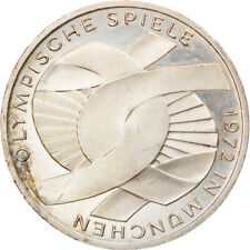 [#837068] Moneta, Niemcy - RFN, 10 Mark, 1972, Hambourg, BE, AU(50-53), Srebro, 