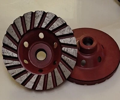 Construction Tools 5" Diamond Turbo Cup Wheel for Concrete Grinding Surface Prep - Image 1 of 4