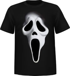 "Scream" T-Shirt Halloween Saison Urlaub Grusel Oktober Festlich - Bild 1 von 1