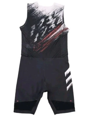 全新带标签 ADIDAS ADIZERO HEAT.RDY CLIMACHILL SPEEDSUIT EH4221 男式 L 黑色 250MSP 美元 — 第 1/4 张图片