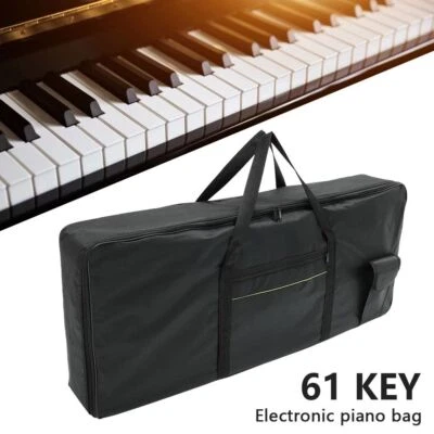 61/76/88 Tasten Keyboard Gigbag Koffer E-Piano robust mit Baumwolle gepolstert - Bild 1 von 4