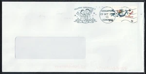 SINGAPORE 2024 HAPPY DEEPAVALI NEW POSTAL SLOGAN DIE DATE STAMP WITH SAM LABEL - Picture 1 of 5