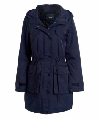 Steve Madden Damas Chaqueta con Capucha de Lluvia Repelente al Agua Cordón Talla Grande L Foto 1 de 4