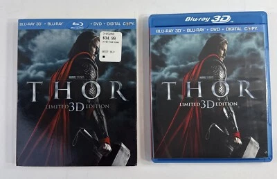 Thor Limited 3D Version (Blu-ray 3D, 2011)  - Tested And Working Foto 1 de 4