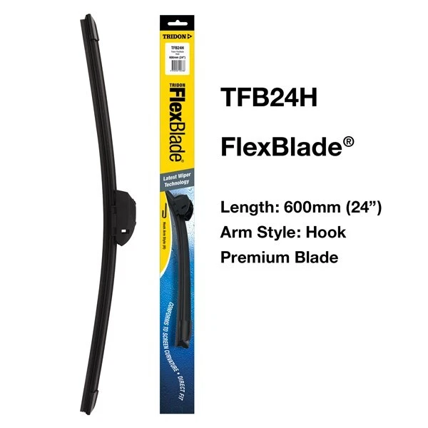 Tridon Flexblade Gancho 24" 600mm TFB24H Gancho Brazo Estilo LIMPIADOR Foto 1 de 1