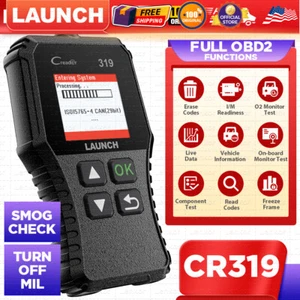 2024 LAUNCH CR319 Check Engine Code Reader with Full OBD2 Functions Reset Tool - Picture 1 of 17