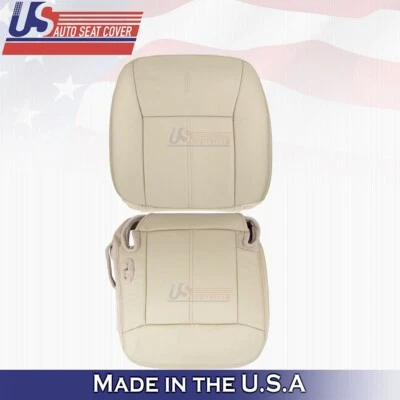 Lincoln Town Car 2007 2008 2009 2010 11 Fit parte superior inferior cubierta de cuero tostado Foto 1 de 4