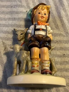 Vintage 1948 Goebel Hummel 5" Little Goat Herder 200/1 Western Germany Figurine - Picture 1 of 4
