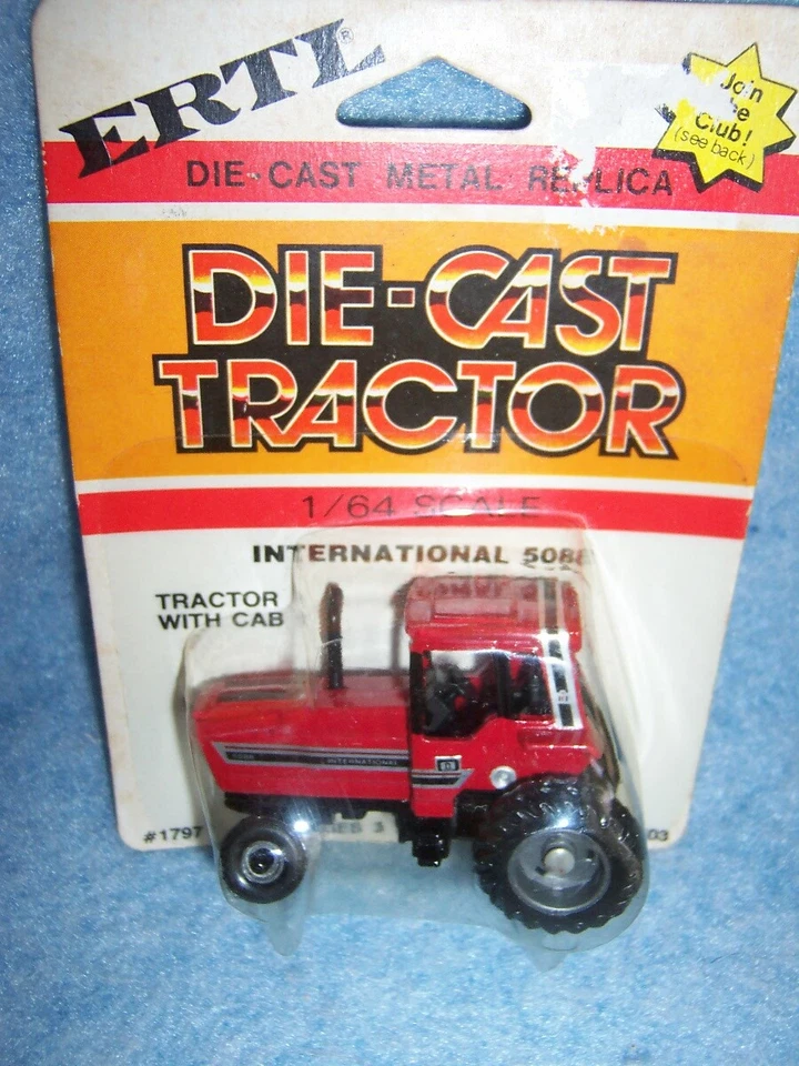 International 5088 Tractor 1 64th Scale Older Ertl " Never Opened Pack"