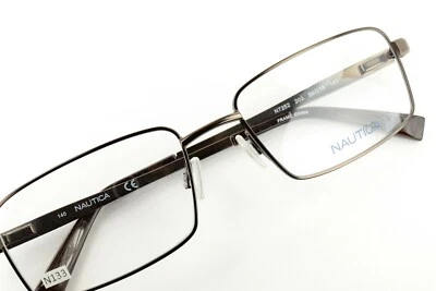 Monturas de gafas NAUTICA N7252 200 pulgadas bronce marrón 56-18-140 bisagras flexibles N133 Foto 1 de 4