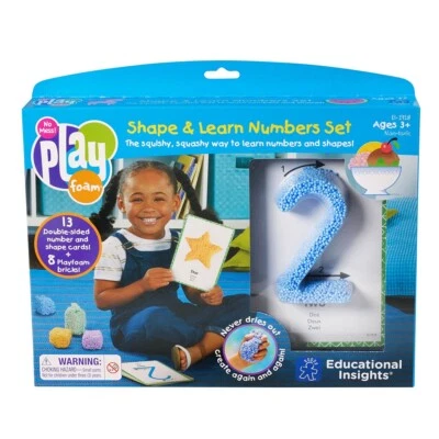 Playfoam® Shape & Learn Numbers Set - New Playfoam Sensory 123s - Image 1 of 4