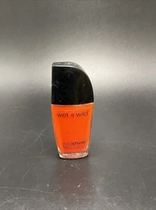 wet n wild Wild Shine Nail Polish, Orange-Red Nuclear War, Nail Color - Picture 1 of 2