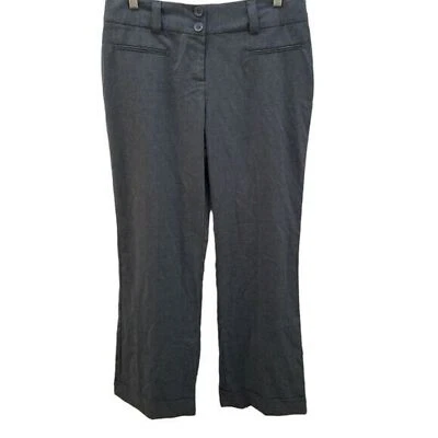 Pantalones de vestir Bobby J para mujer talla 9 gris liso Foto 1 de 4