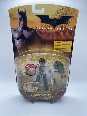 FIGURA DE ACCIÓN BATMAN COMIENZA EL ESPANTAPÁJAROS 2005 Mattel ¡Nueva! Foto 1 de 3