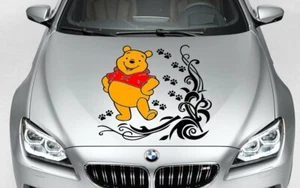 WINNIE THE POOH VINYL HOOD WALL DECAL CAR TRUCK COLOR - Picture 1 of 1