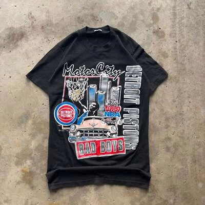 Camiseta De Colección Detroit Pistons 1989 Finales NBA "Bad Boys" Foto 1 de 4