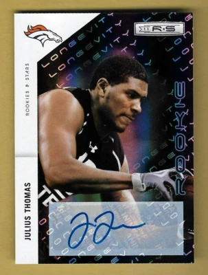 Julius Thomas 2011 Panini R & S Rookie RC Longevidad Autógrafo Automático #'D/175 NFL Foto 1 de 2