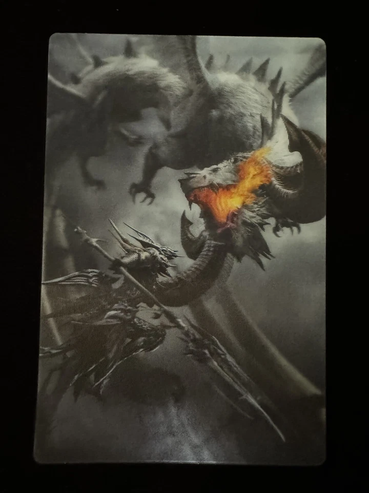 FFXIV 3D Lenticular Heavensward Art Card - Dragoon RARE OFFICIAL ITEM - Image 1 of 4