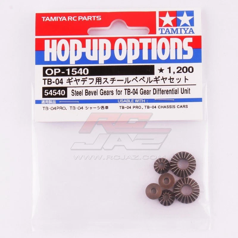 Tamiya 54540 RC Steel Bevel Gears For TB04/TB Evo8/TC01 Gear Differential Unit - Image 1 of 1