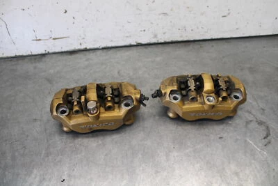 03-04 KAWASAKI NINJA ZX6RR PINZA FRENO DELANTERA DERECHA IZQUIERDA PAR PINZAS BB684 Foto 1 de 4