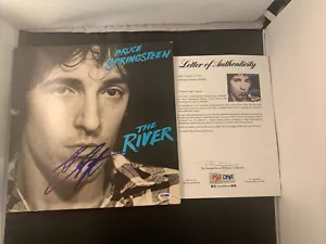 Bruce Springsteen Signed The River Vinyl Album PSA DNA COA LOA Autograph AB13689 - Picture 1 of 5