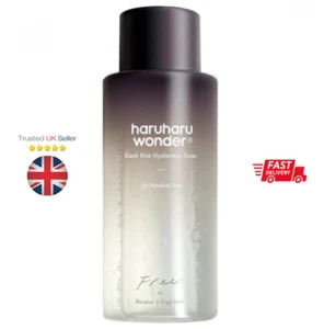 Haruharu WONDER - Black Rice Hyaluronic Toner [Fragrance Free] 150ml -UK SELLER-