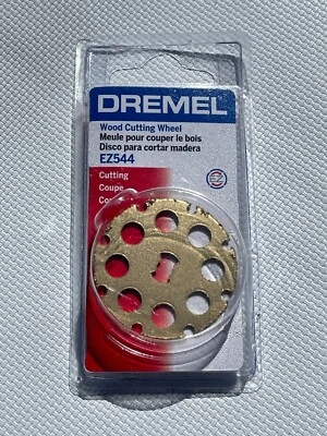 New & sealed! Genuine Dremel tool EZ544 Carbide wood cutting wheel - Image 1 of 2