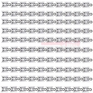 for BMW #51321938884 100x Nylon Rivets fender retainer white fasteners clips - Foto 1 di 2