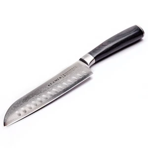 KLAMER Premium Santoku Klinge 18cm / 7" Damastmesser Küchenmesser Chefmesser - Bild 1 von 4