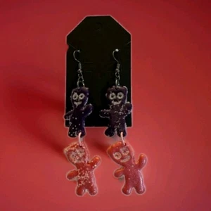 Fun Sugar Coated Patch Sour Kids  Handmade Earrings Premium Polymer Clay - Picture 1 of 4