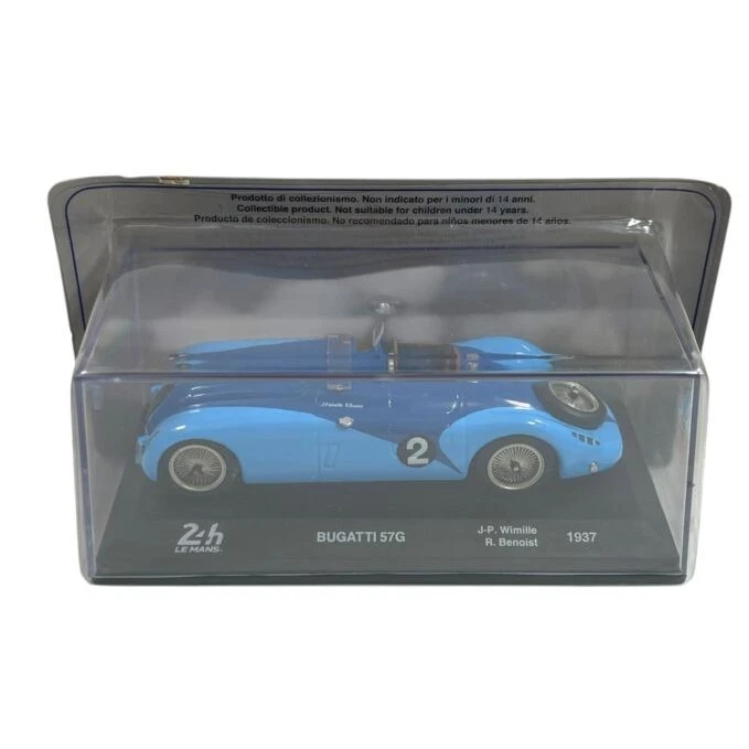 Modellino Auto Ex Magazine 1/43 Bugatti 57G 24h LeMans 1937 #2 - Immagine 1 di 1