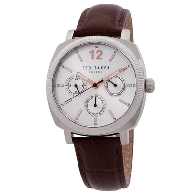 Relógio masculino Ted Baker Caine atemporal quartzo mostrador prata BKPCNF3039I - Imagem 1 de 3