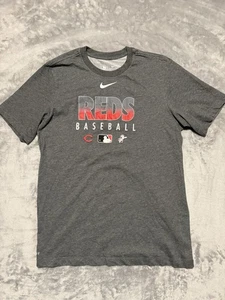 Camiseta Nike Dri Fit Algodón Cincinnati Reds Talla Mediana Gris MLB Tee - Imagen 1 de 5