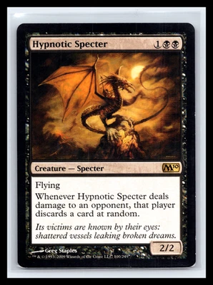MTG Hypnotic Specter #100 M10 Regular Rare Magic Card TCG CCG NM - Image 1 of 2