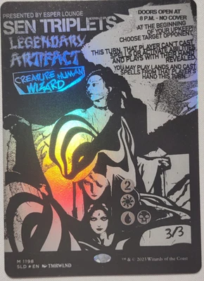 MTG Secret Lair Sen Triplets #1198 -SLD Legendary Flyers NM MagiCon - Image 1 of 2