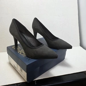 Lori Goldstein Collection Yarrow Heeled Classic Pump Black Women's Size 8.5 - Picture 1 of 12