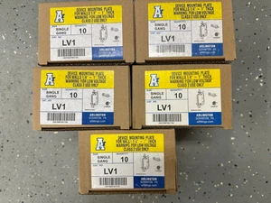 5-10 Packs Arlington LV1 Gang Drywall Bracket Plate Mount Mud Ring Low Voltage - Picture 1 of 3