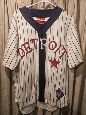 Nueva con etiquetas Camiseta Detroit Stars Hombres M-L Liga Negra Béisbol Retro 1920-2020 100th Foto 1 de 4