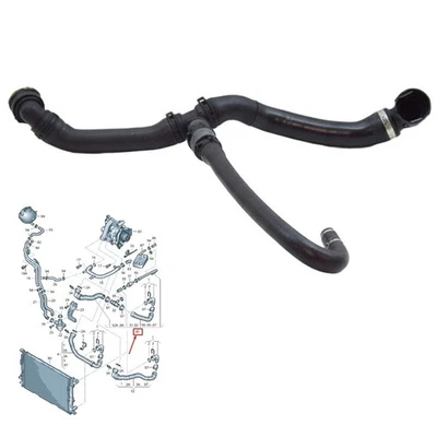 Cooling Hose for Engine For Q3 2 0 2012 to 2014 Fitment OEM 5N0122101R - Image 1 of 4